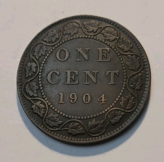 1904 Canada One Cent King Edwards VII Large Cent