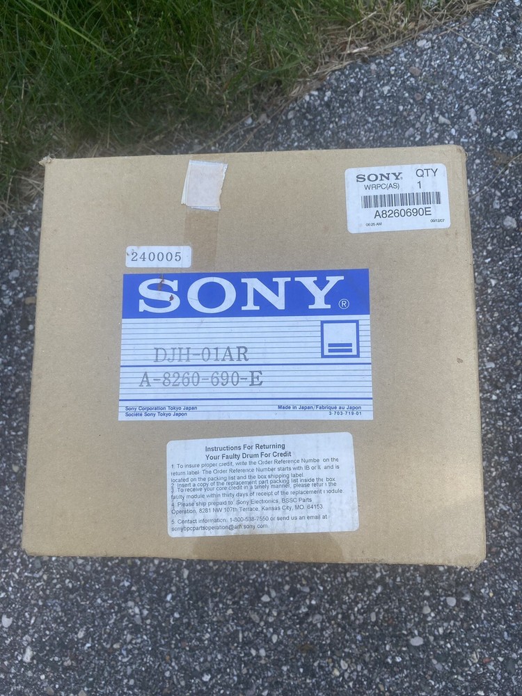 Sony DJH-01AR DigiBeta Drum Assembly A-8260-690-E