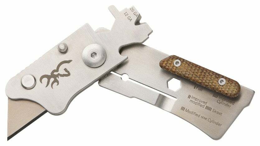 Browning Range MultiFunction Tool Stainless Steel Construction Replaceable Blade
