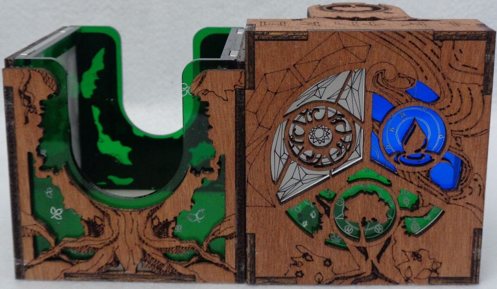 MTG Commander Deck Box BANT GREEN/BLUE/WHITE standard Magic the Gathering