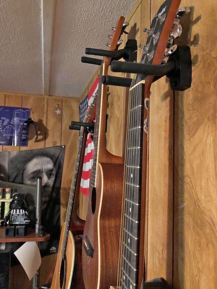 4-PACK Guitar Hangers Stands Hooks Holders Wall Mount