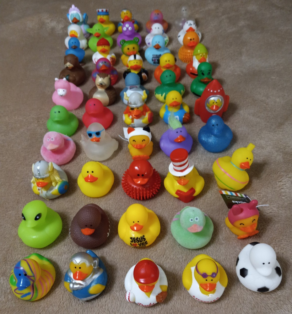 Bulk Assorted Rubber Duckies (50ct.) - New - Unused