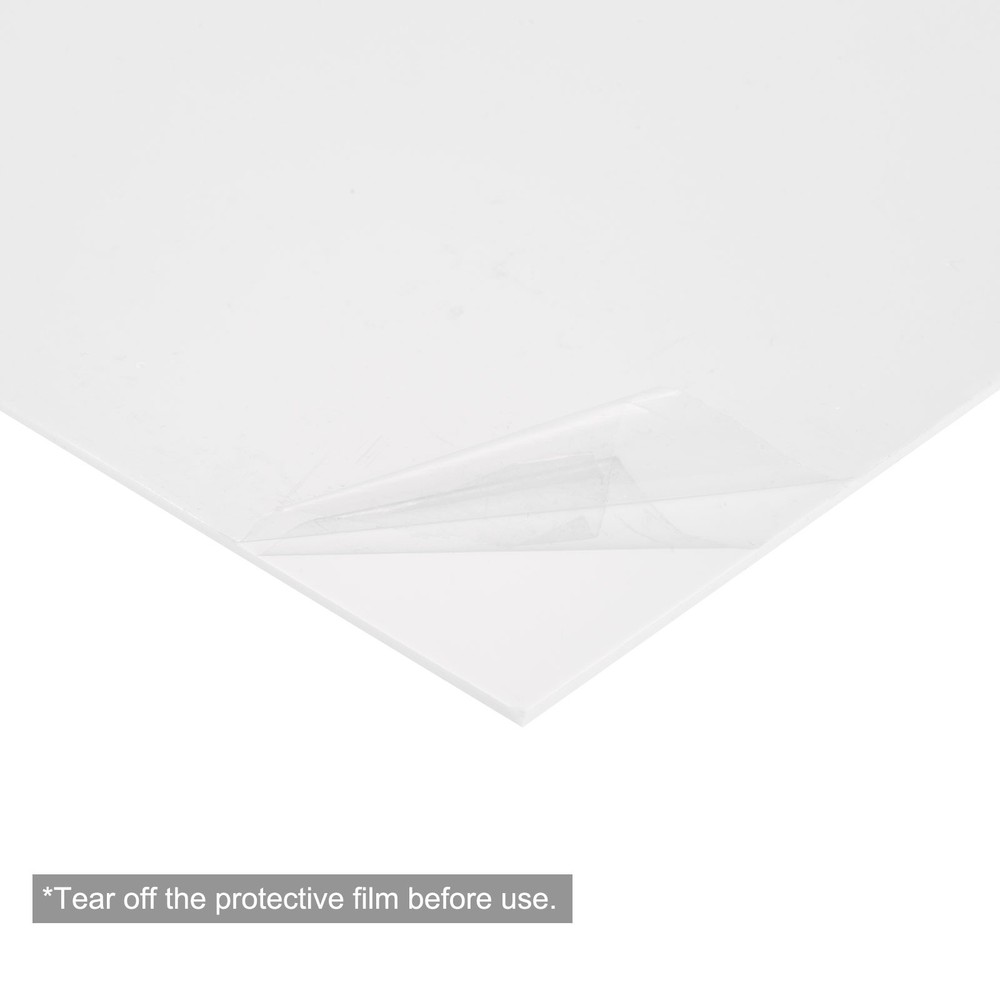 ABS Plastic Sheet 24 " x 12 " x 0.04 " ABS Styrene Sheets White 2 Pcs