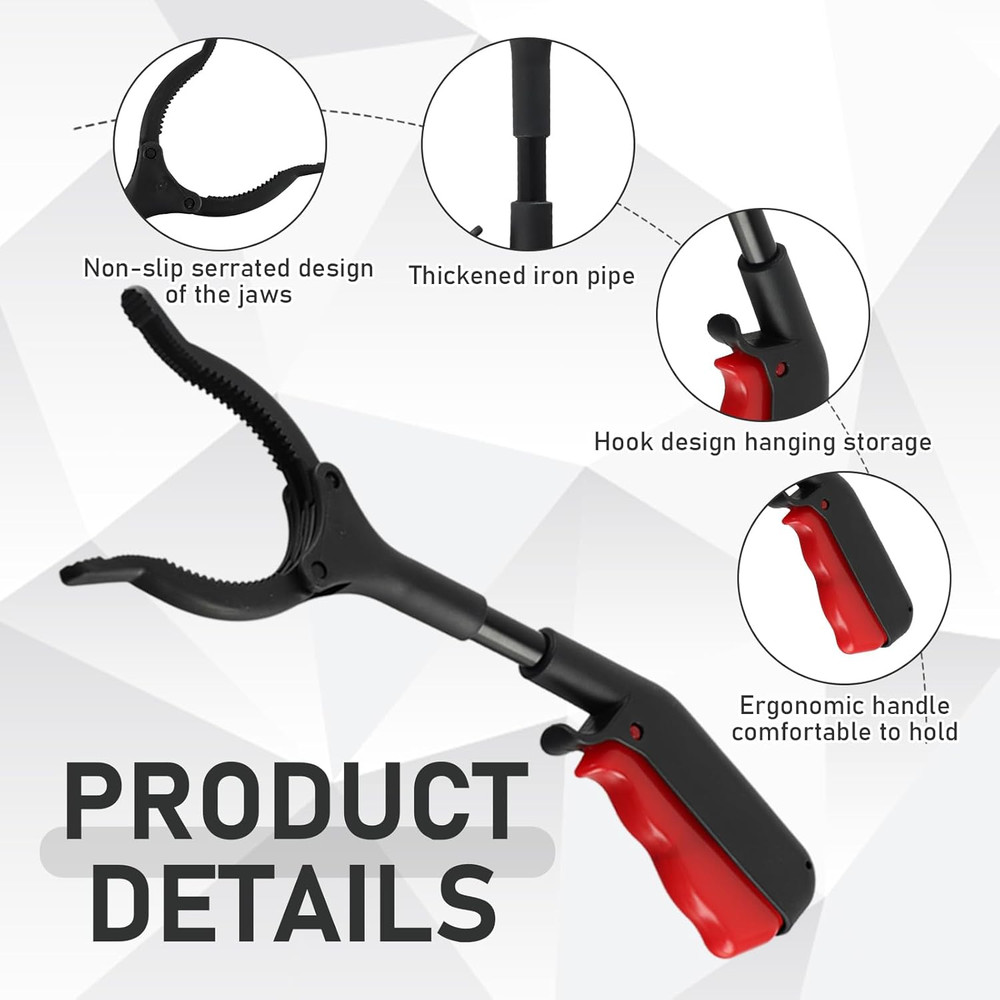 Short Grabber Reacher Tool 2 Pcs,Small Tools Non-Slip...
