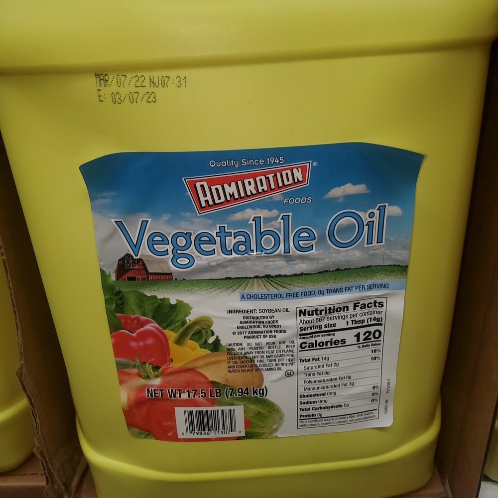 100% Admiration Soybean Oil - 17.5 lb.