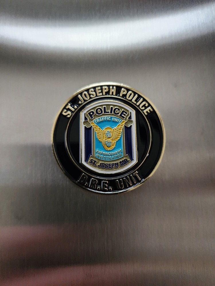 St Joseph, MO DRE 3d Challenge Coin