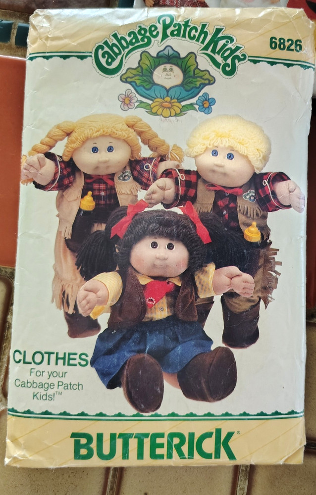 Vintage Set Of 10 Doll Clothes Patterns