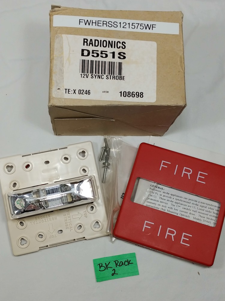 RADIONICS D551S 12V Sync Strobe