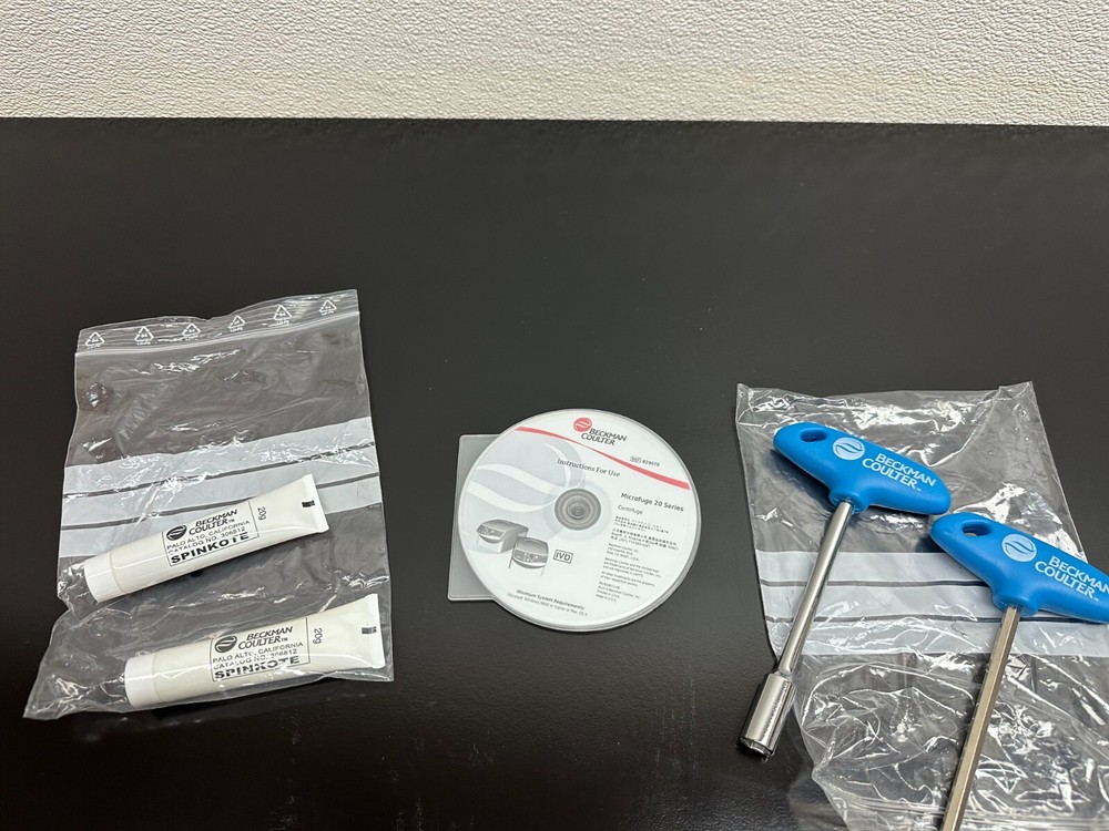Beckman Coulter REF B29070 Microfuge 20 Tool Kit w Manual CD