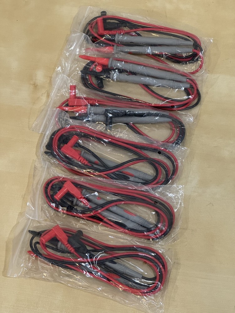 6 Set Bundle - Universal Digital Multimeter Test Lead Probe 10A 1000V