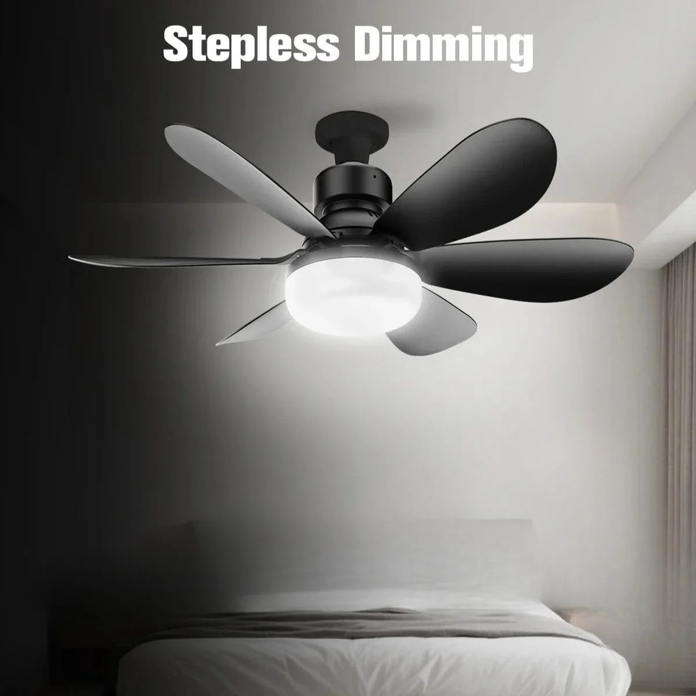 Socket Ceiling Fans with Lights and Remote- Socket Fan light with Dimmable Led