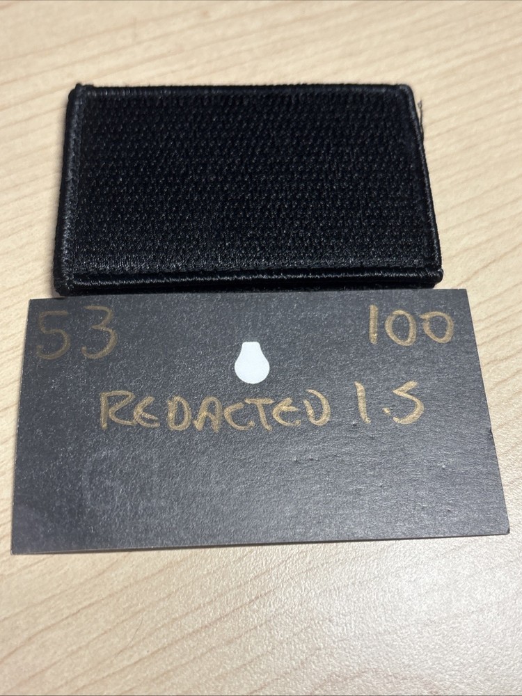 Limited Edition A2 Stippling “redacted” Morale Patch