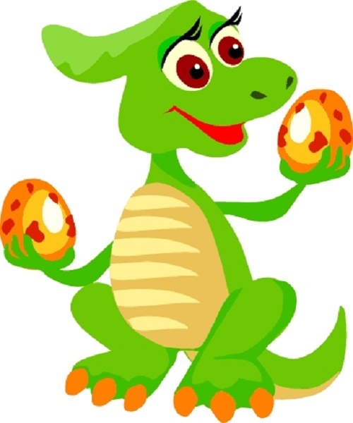 30 Custom Dinosaur With Eggs Personalized Address Labels