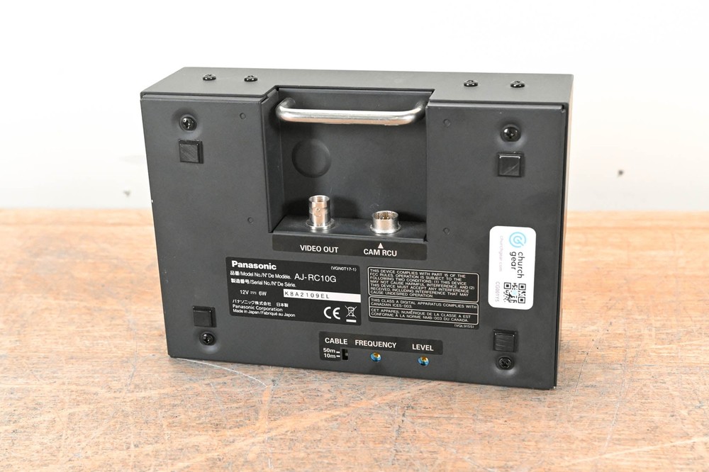 Panasonic AJ-RC10G Remote Control Unit CG001Y5
