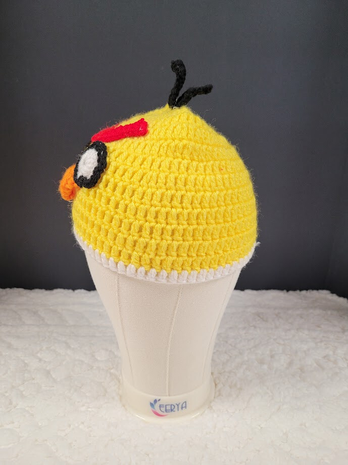 Handmade Crocheted Angry Birds Beanie