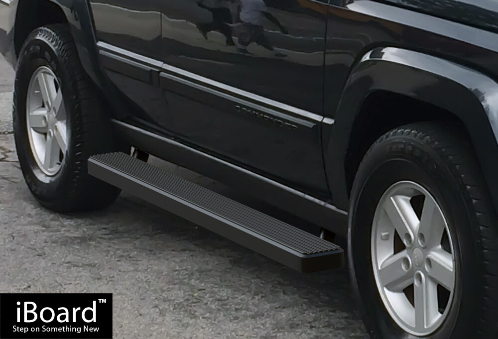 APS Premium 5" Black Side Steps Fit 06-11 Jeep Commander