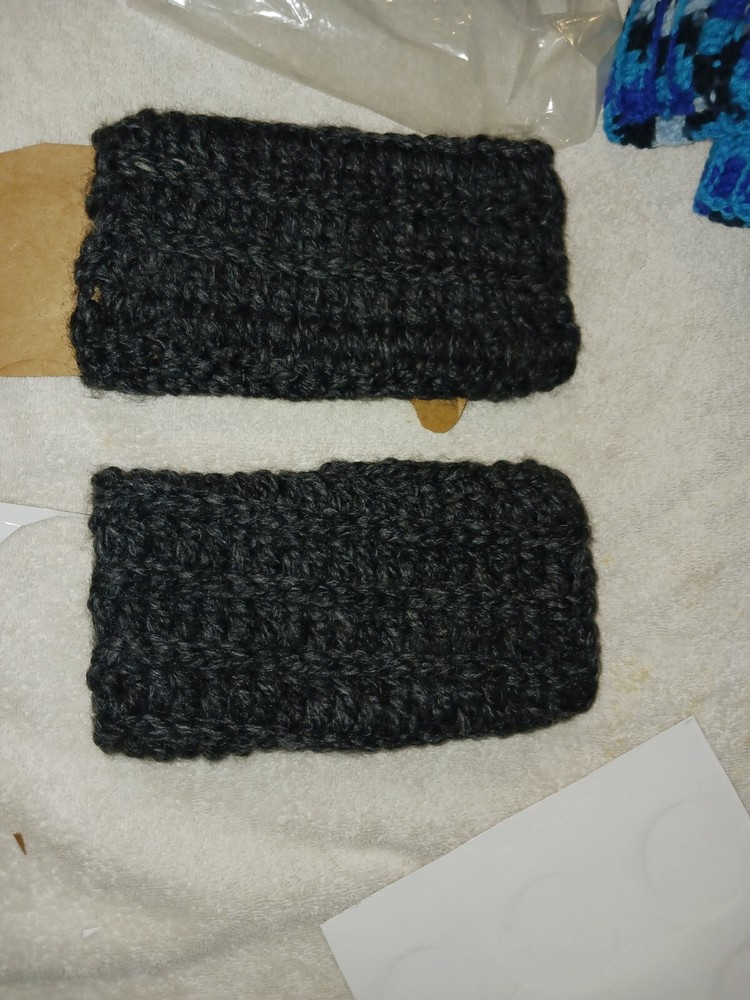 Handmade Crochet Fingerless Gloves WOOL