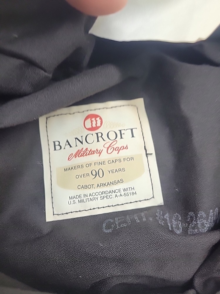 Bancroft Military Beret Maroon Wool Size 7 1/2