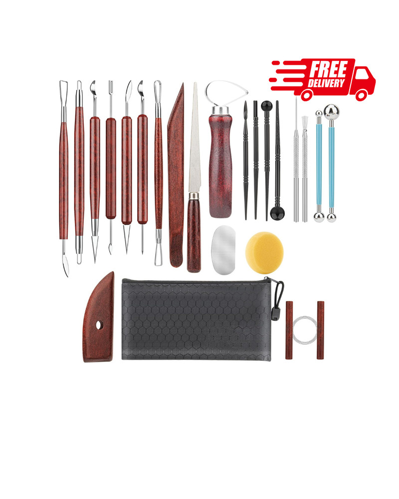 NEW 23PCS Clay Sculpting Tools Set – Professional Pottery & Ceramic Modeling