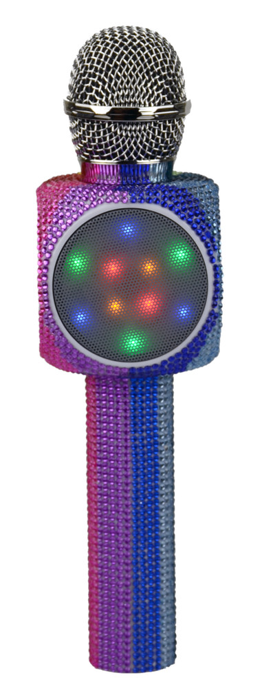 Sing A long LED Wireless Bluetooth Karaoke Microphone -Rainbow Bling