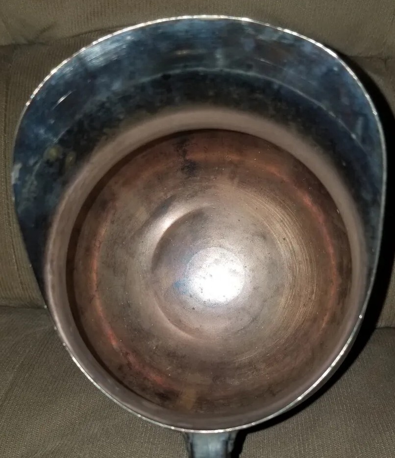 Vintage Oneida Silversmiths Water Pitcher with Decorative Footed Stand