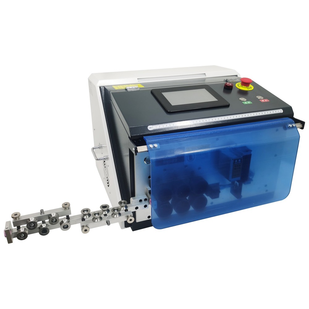 1-16mm² Fully Auto Computer Wire Stripping & Bending Machine w Touch Screen