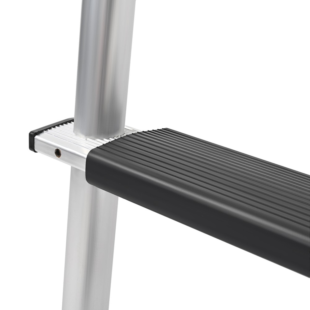 60" Bunk Ladder Aluminum Silver & Black For RV Camper Trailer or Home Garden