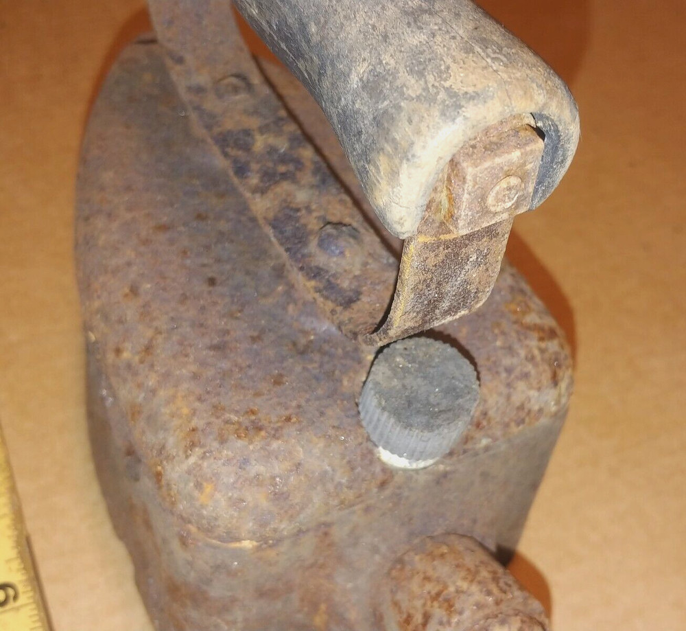 Antique Cast Iron Steam Iron