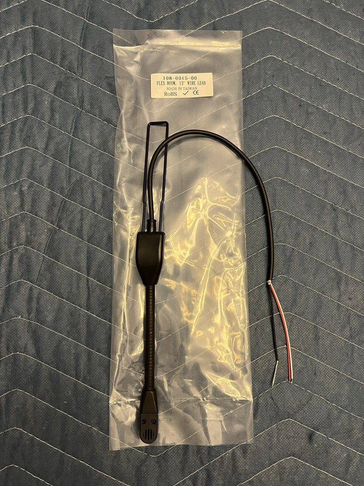 Firecom 108-0015-00 Flex Boom, 13” Wire Lead