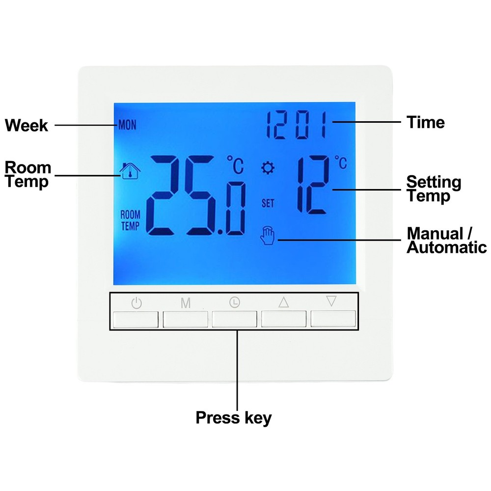 Thermostat Thermostat Underfloor Heating Programmable Digital Underfloor Heating