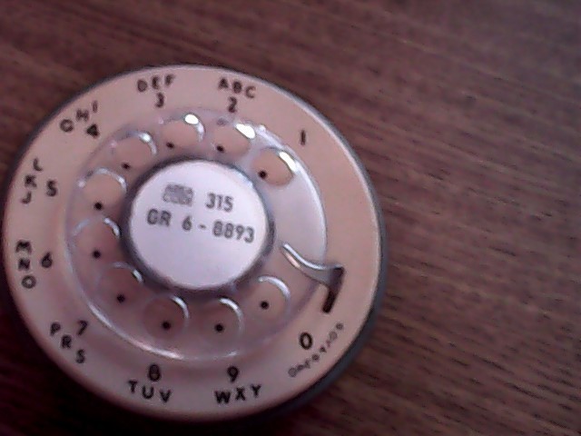W.E Rotary Phone Dial,For Parts