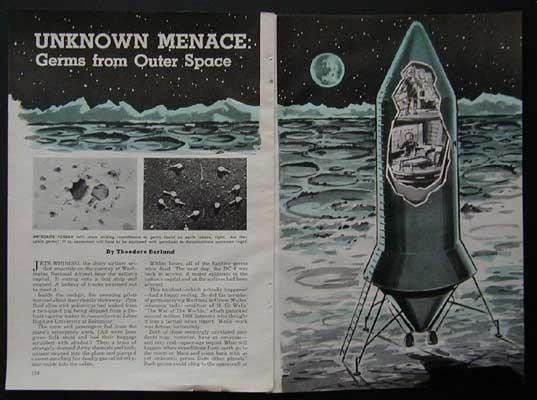 Life on Mars - Unknown Menace: Outer Space Germs 1962