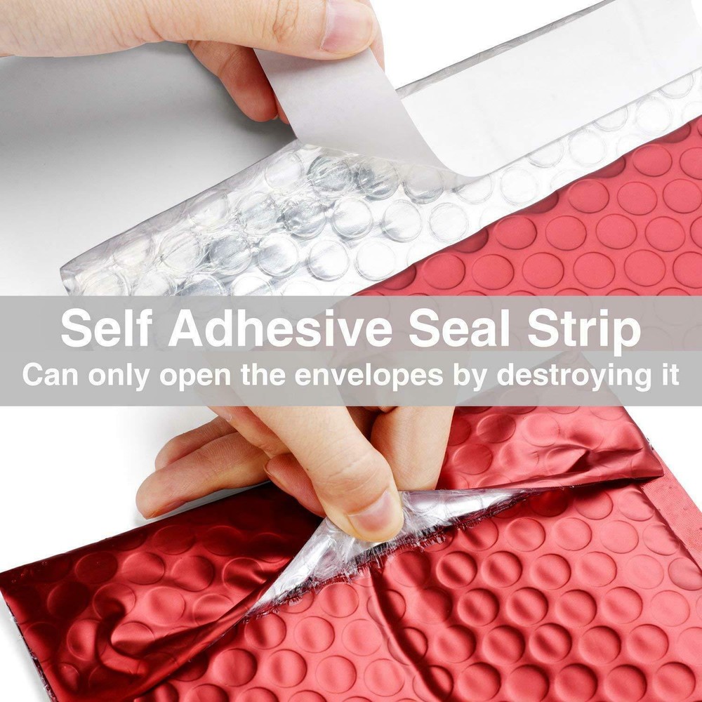 Any Size Color MATTE METALLIC Poly Bubble Mailers Mailing Padded Envelopes USA