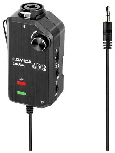 Comica LinkFlex AD2 Single-Channel Microphone and Guitar Interface Smartphones