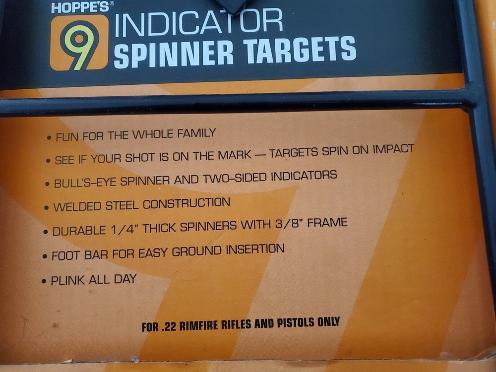 Hoppes 9 Indicator spinner target - 14" high