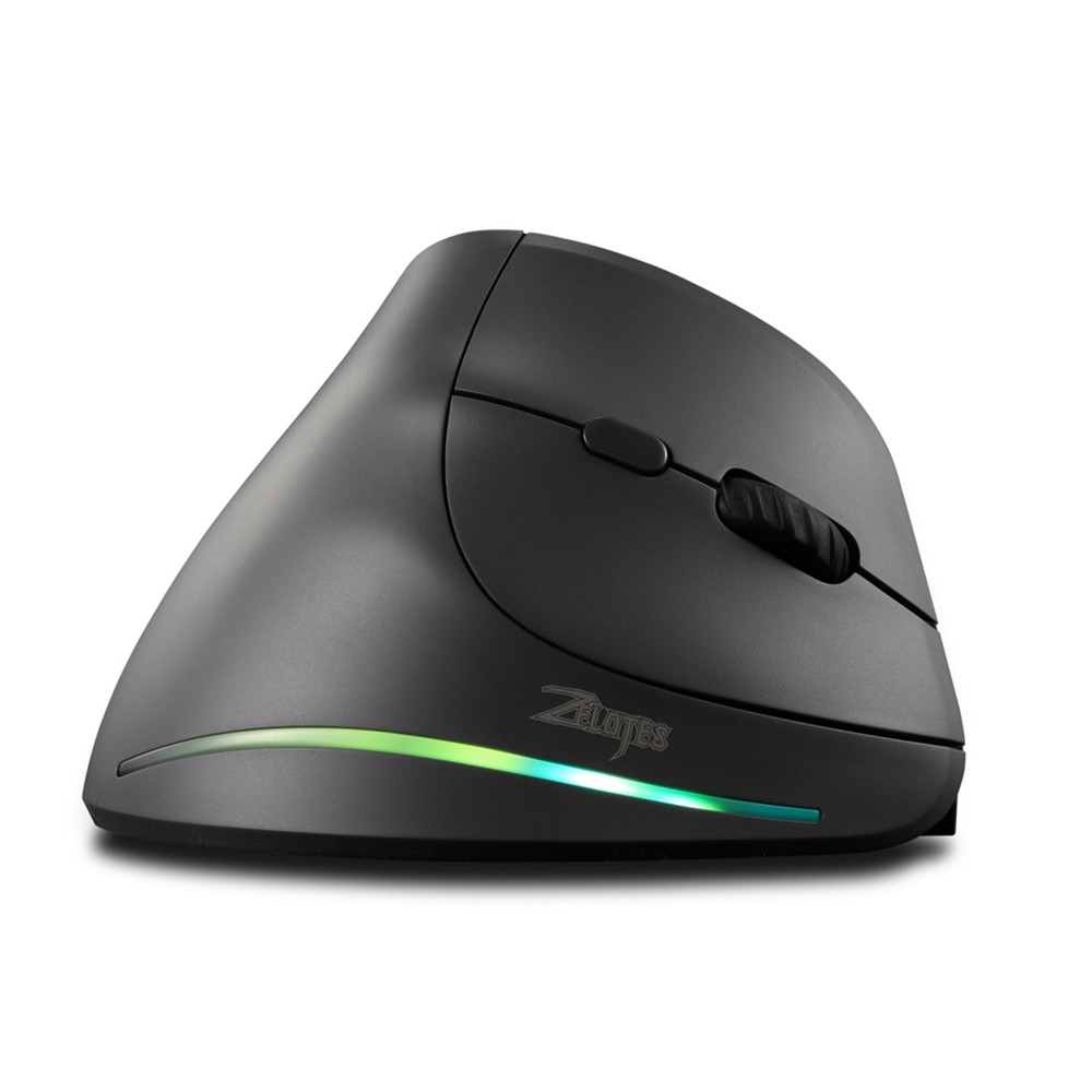 ZELOTES Wireless Mice Ergonomic Optical Indicator Lightweight Gaming Mice For