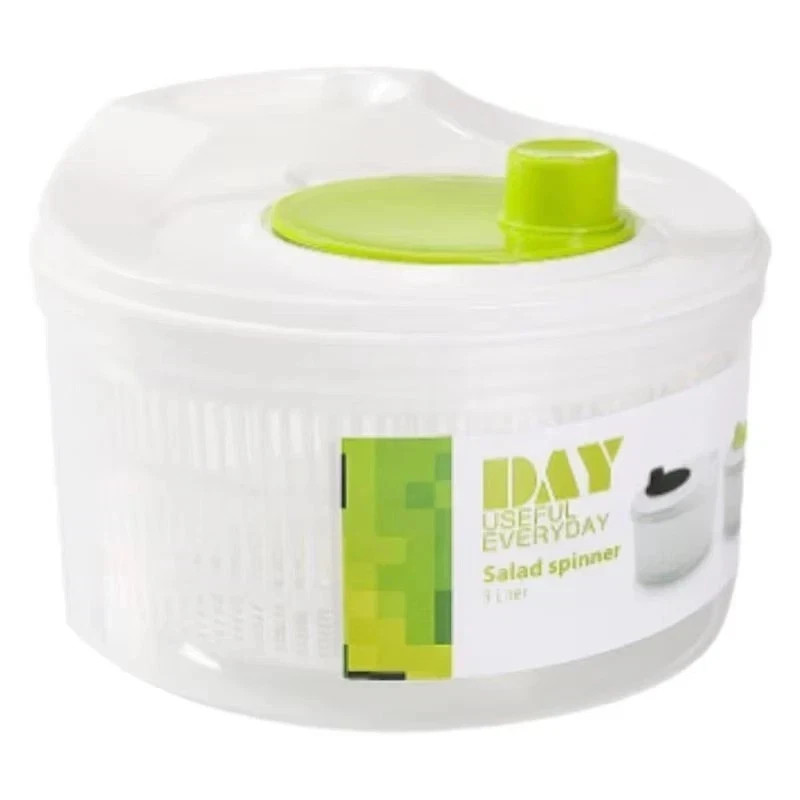 1pc Salad Spinner Lettuce Washer Dryer Strainer Crisper Kitchen Tool - NEW*