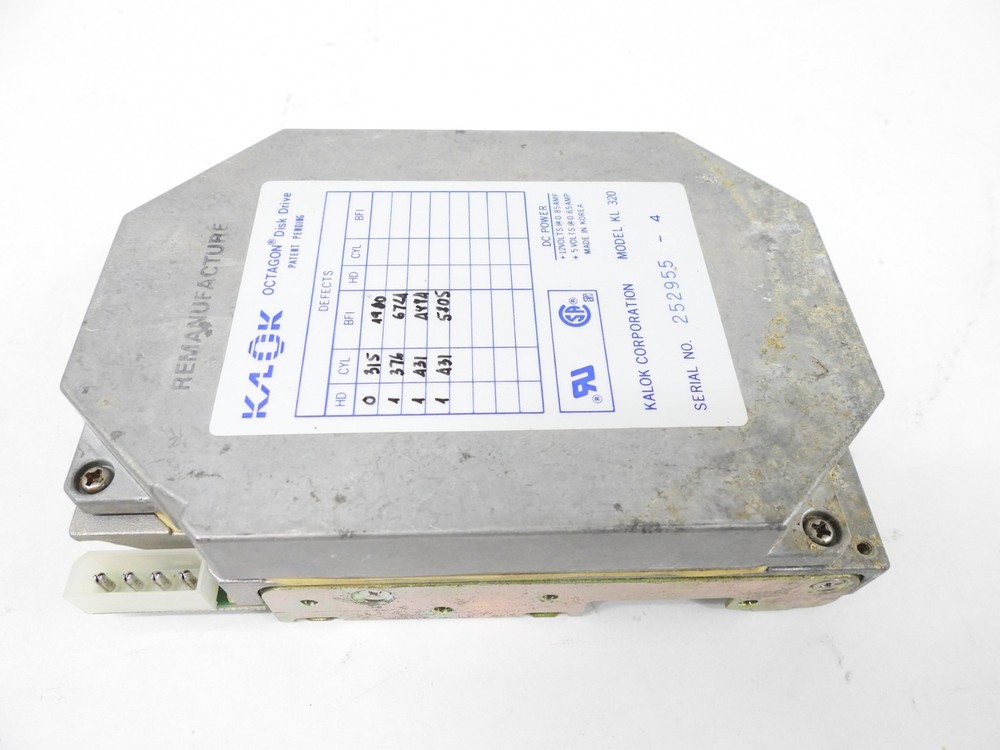 Kalok KL320 Vintage Computer Octagon Disk Drive (good condition)