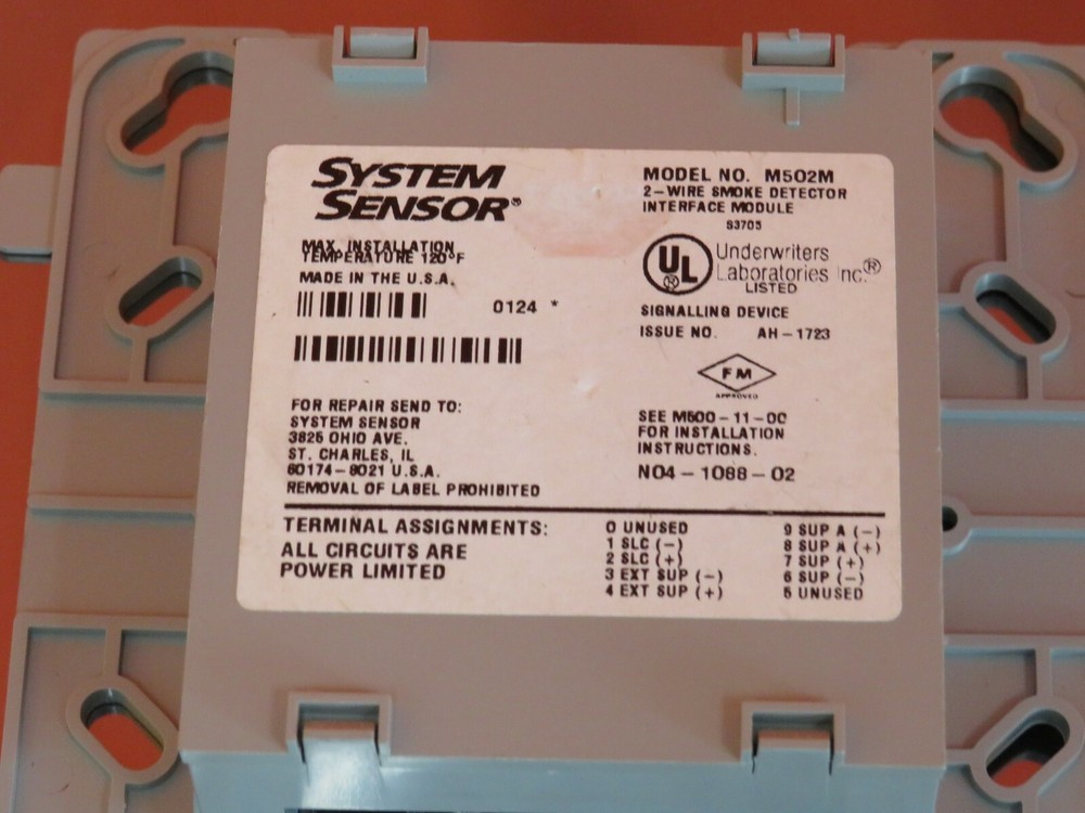 SYSTEM SENSOR M502M INTERFCE MODULE