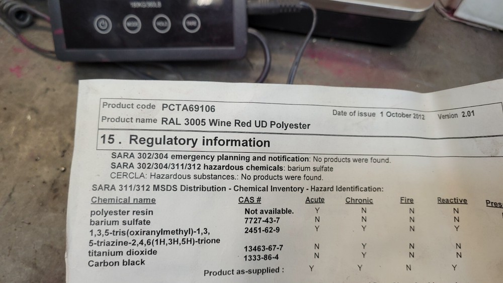 PPG Powdercoat PCTA 69106 RED WINE
