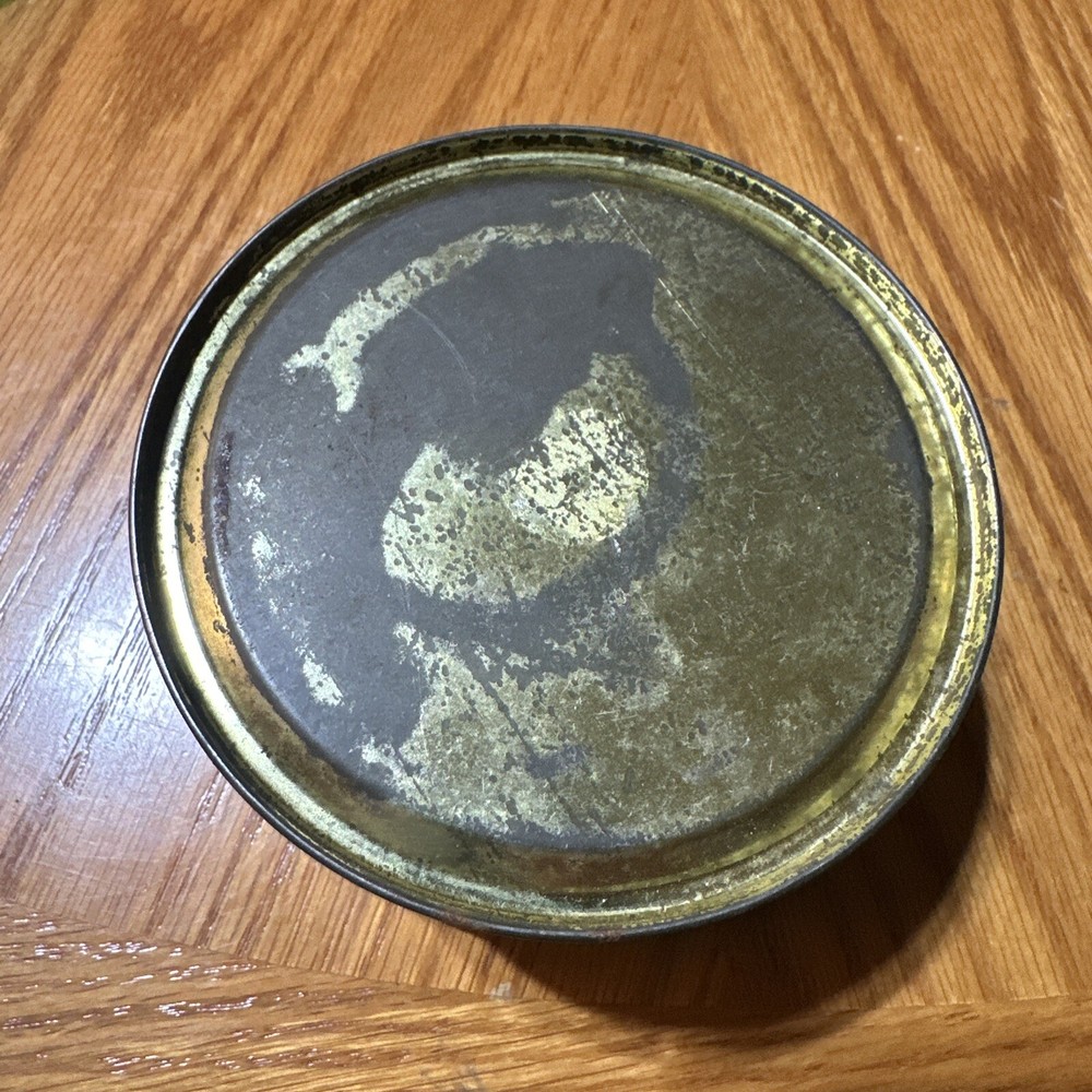 Vintage Blue Mione Waterless Hand Cleaner Tin Empty
