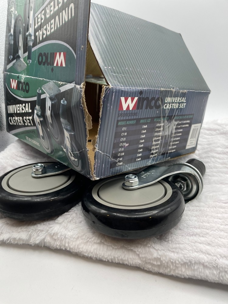 Winco CT-1 Universal Casters Set of Two