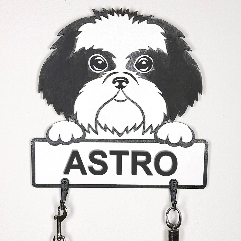 Shih Tzu Dog Leash Holder