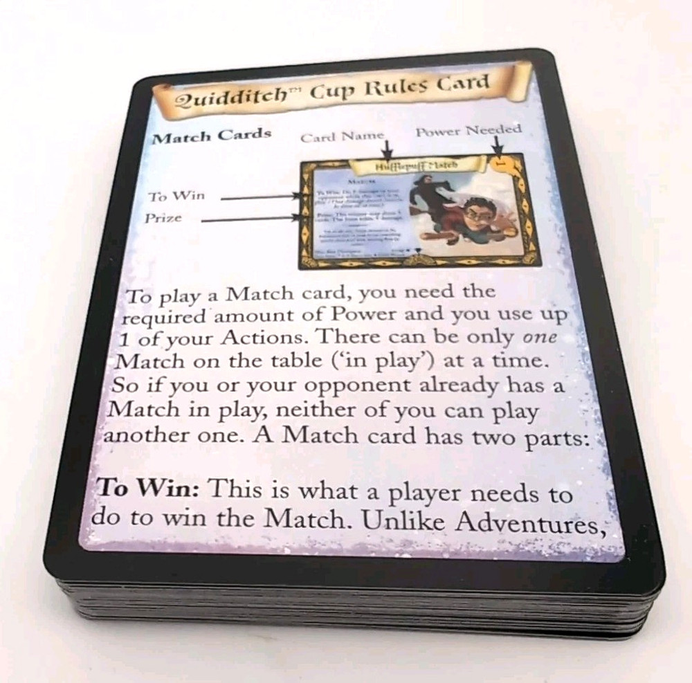 FULL COMMON SET: Harry Potter TCG QUIDDITCH CUP SET