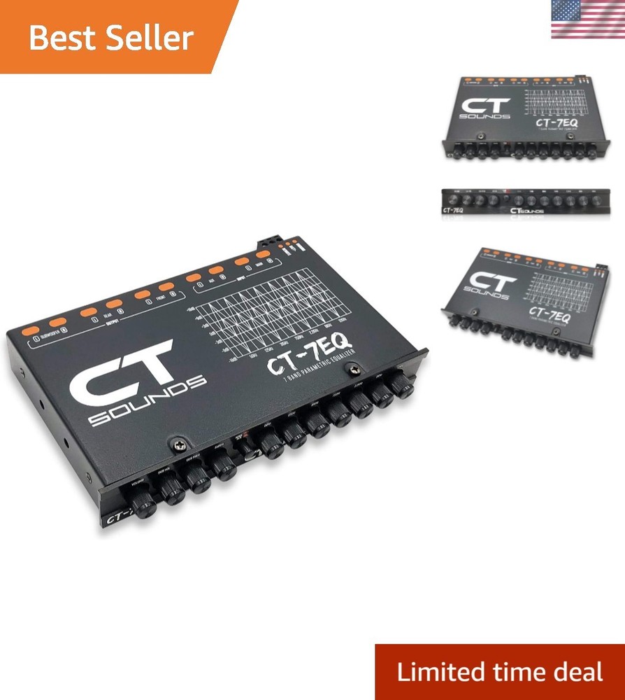 Parametric Car Audio Equalizer: 7-Band Sound Customization for Ultimate Audio