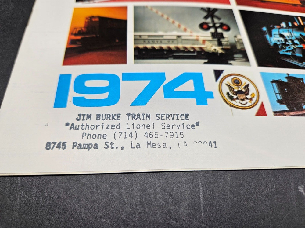 1974 LIONEL "027" CATALOG Toy Train & Accessory Book