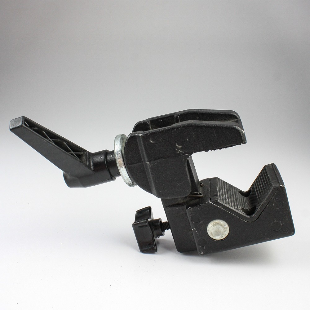 Manfrotto - Black Super Clamp 035 - W/Reversable Threaded Short Stud