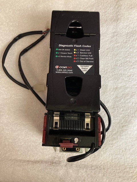 NEW Coinco Vantage VX63B45US00 24 Volt MDB Bill Validator Acceptor