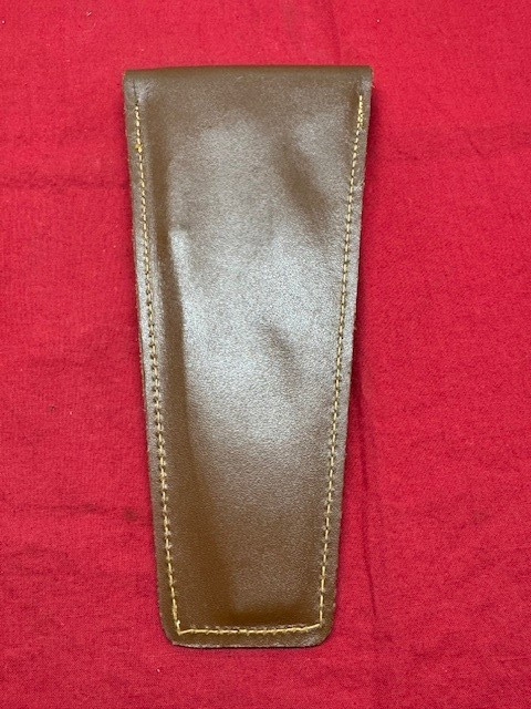 Helios Leather Case for Caliper, 8" Long Vintage!