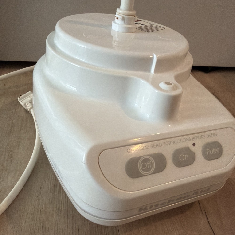 KitchenAid Food Processor KFP600WH White Base Motor Only Tested Working